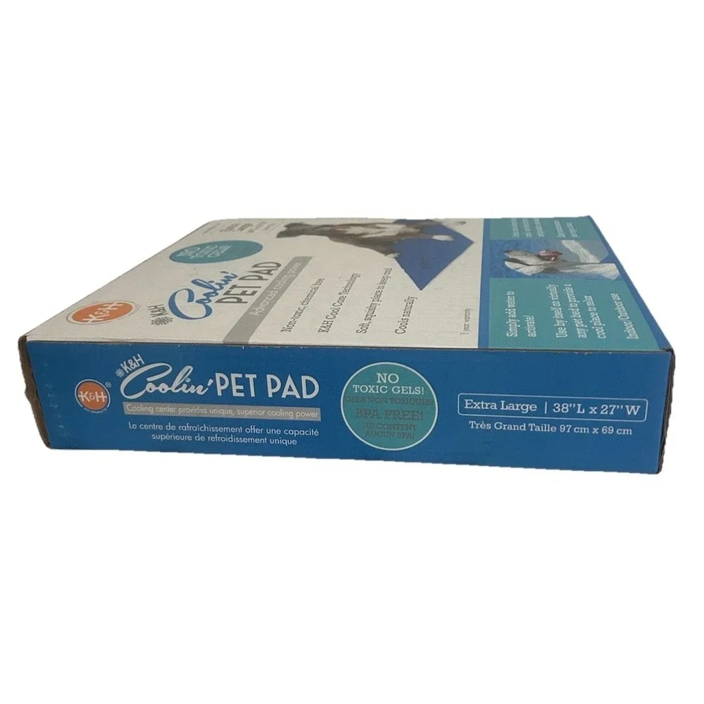 K&H Pet Products NEW Pet Pad XL Pet Coolin' Pad Indoor/Outdoor Cool Core